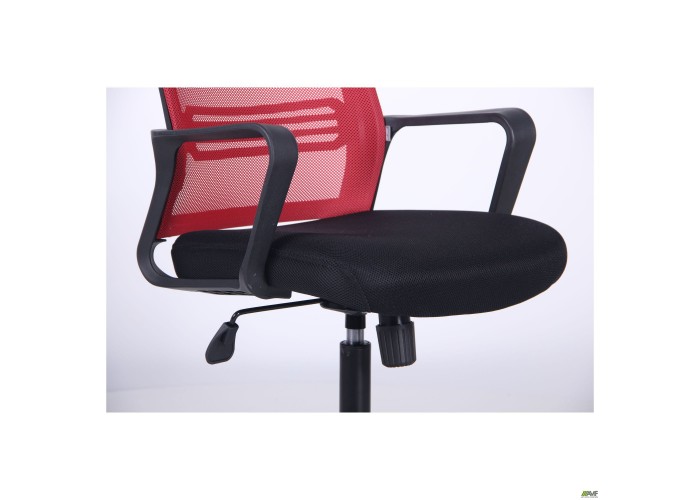  Кресло Джун сиденье Сетка черная/спинка Сетка красная  10 — купить в PORTES.UA