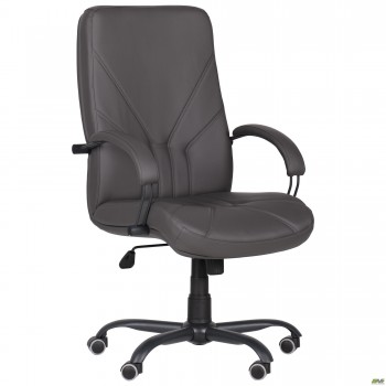 Крісло Менеджер Чорний графіт Tilt Неаполь N-24