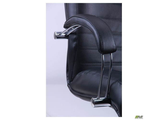  Кресло Орион HB хром Кожа Сплит черная  6 — купить в PORTES.UA