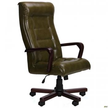 Кресло Роял Флеш вишня Мадрас Олива