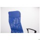 Крісло Ultra сидіння А-1/спинка Сітка синя, вставка Скаден чорний
