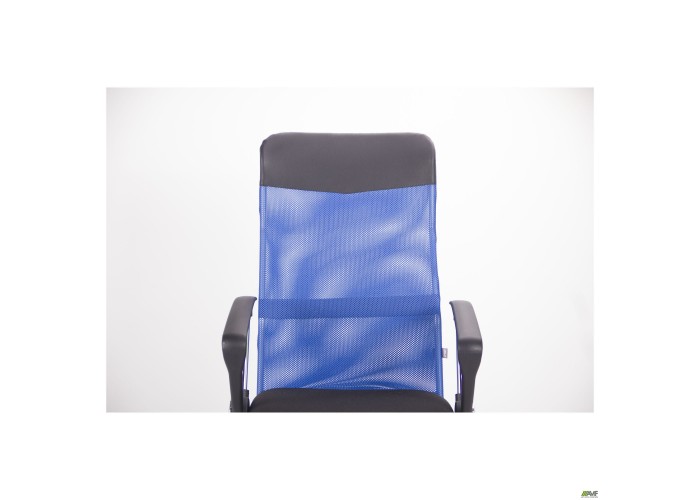  Кресло Ultra сиденье А-1/спинка Сетка синяя, вставка Скаден черный  6 — купить в PORTES.UA