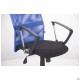 Крісло Ultra сидіння А-1/спинка Сітка синя, вставка Скаден чорний