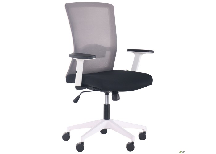  Кресло Uran White сиденье Нест-01 черная/спинка Сетка HY-109 серая  1 — купить в PORTES.UA