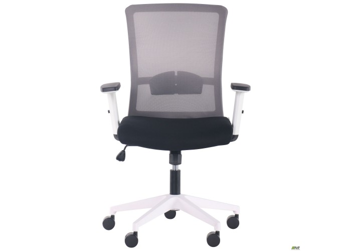 Кресло Uran White сиденье Нест-01 черная/спинка Сетка HY-109 серая  3 — купить в PORTES.UA