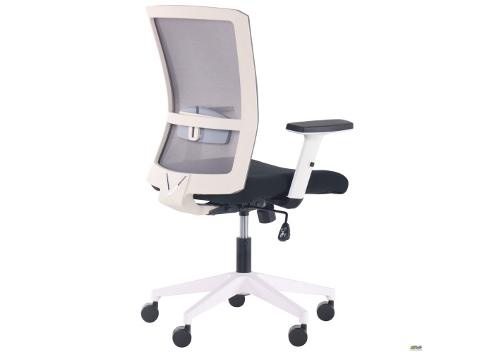  Кресло Uran White сиденье Нест-01 черная/спинка Сетка HY-109 серая  5 — купить в PORTES.UA