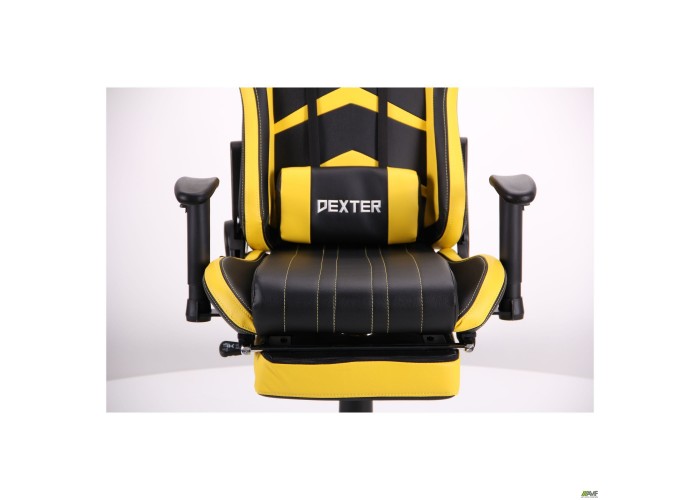  Кресло VR Racer Dexter Megatron черный/желтый  11 — купить в PORTES.UA