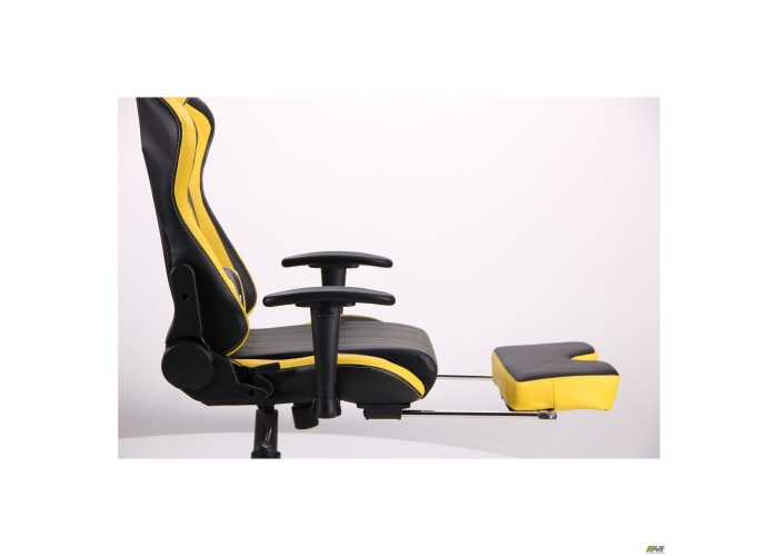  Кресло VR Racer Dexter Megatron черный/желтый  17 — купить в PORTES.UA