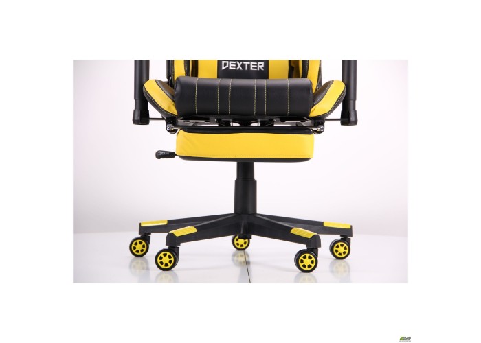  Кресло VR Racer Dexter Megatron черный/желтый  18 — купить в PORTES.UA