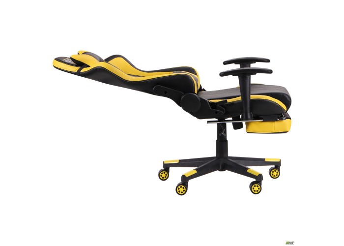  Кресло VR Racer Dexter Megatron черный/желтый  6 — купить в PORTES.UA