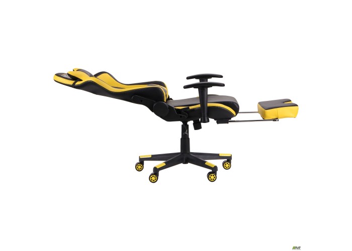  Кресло VR Racer Dexter Megatron черный/желтый  7 — купить в PORTES.UA