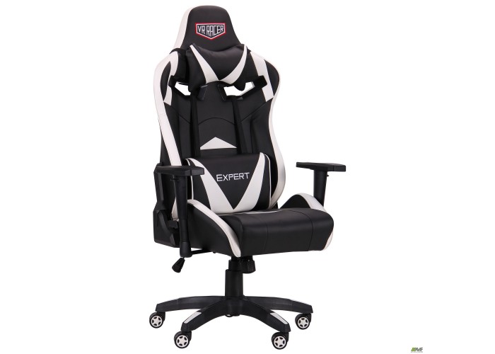  Кресло VR Racer Expert Guru черный/белый  2 — купить в PORTES.UA