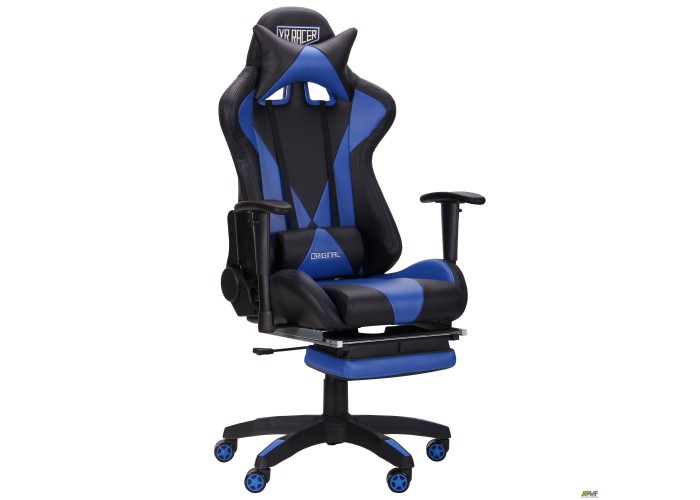  Кресло VR Racer Magnus черный/синий  1 — купить в PORTES.UA