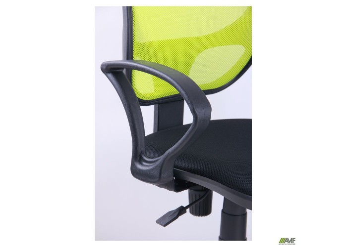  Кресло Байт/АМФ-4 сиденье Сетка черная/спинка Сетка лайм  6 — купить в PORTES.UA