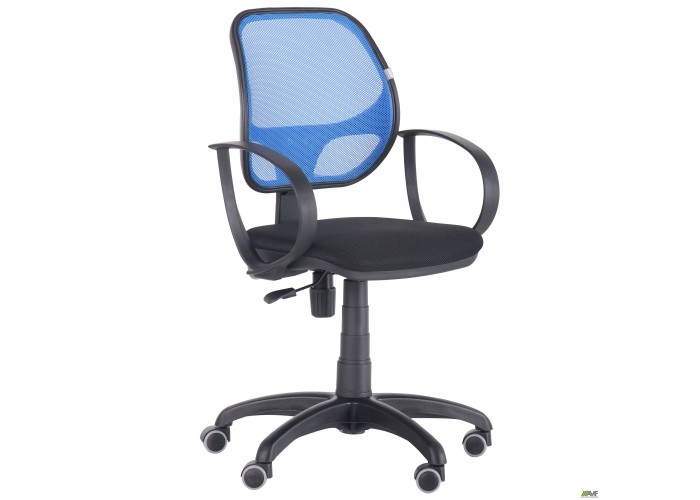  Кресло Бит/АМФ-8 сиденье Сетка черная/спинка Сетка синяя  1 — купить в PORTES.UA