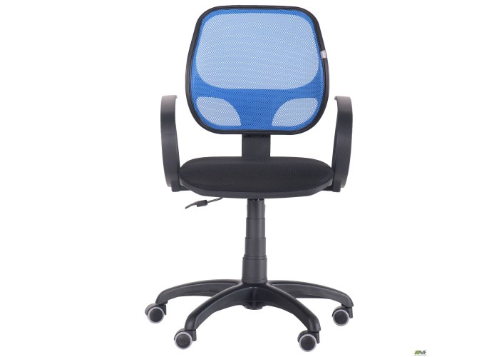  Кресло Бит/АМФ-8 сиденье Сетка черная/спинка Сетка синяя  3 — купить в PORTES.UA