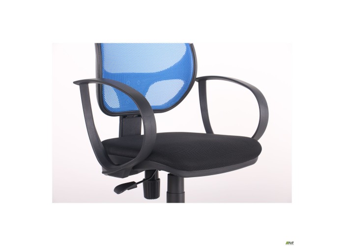 Кресло Бит/АМФ-8 сиденье Сетка черная/спинка Сетка синяя  8 — купить в PORTES.UA