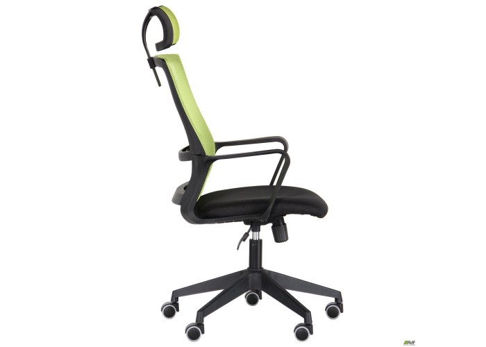  Кресло Matrix HR сиденье Саванна nova Black 19/спинка Сетка Line-05 салатовая  3 — купить в PORTES.UA