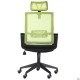 Кресло Matrix HR сиденье Саванна nova Black 19/спинка Сетка Line-05 салатовая