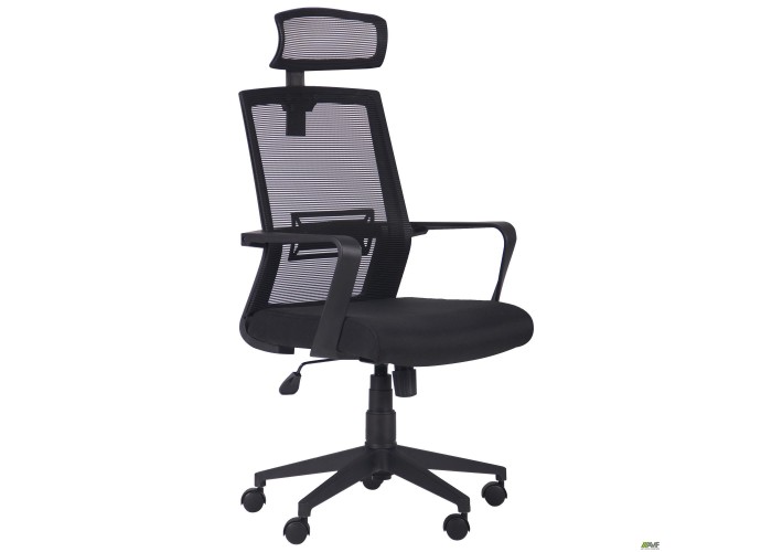  Кресло Neon HR сиденье Саванна nova Black 19/спинка Сетка черная  1 — купить в PORTES.UA