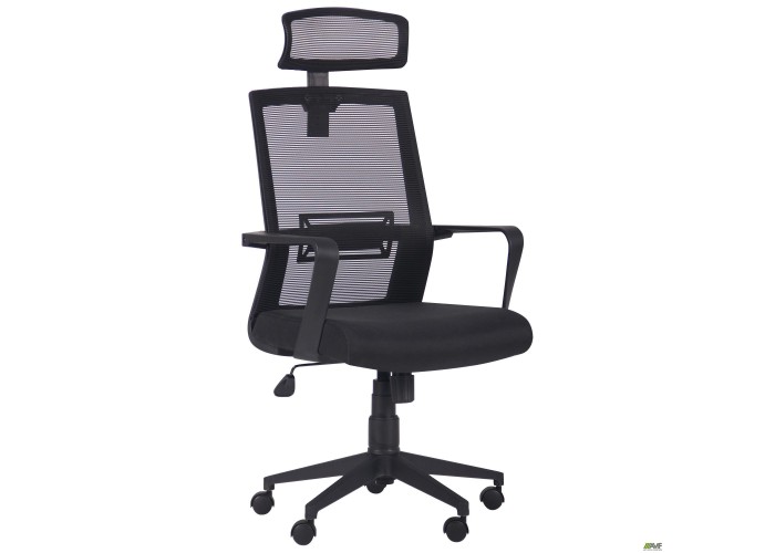  Кресло Neon HR сиденье Саванна nova Black 19/спинка Сетка черная  2 — купить в PORTES.UA