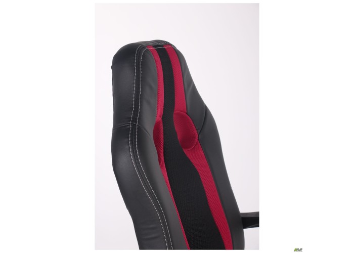  Крісло Shift Неаполь N-20/Сітка чорна, вставки Сітка червона  6 — замовити в PORTES.UA