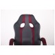 Крісло Shift Неаполь N-20/Сітка сіра, вставки Сітка бордова