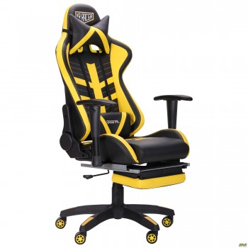 Кресло VR Racer BattleBee черный/желтый