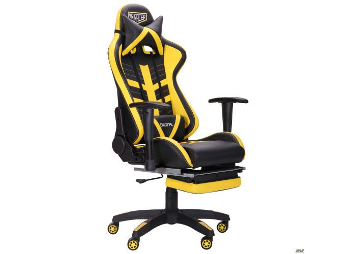  Кресло VR Racer BattleBee черный/желтый  2 — купить в PORTES.UA