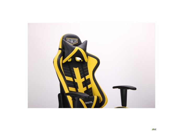  Кресло VR Racer BattleBee черный/желтый  8 — купить в PORTES.UA