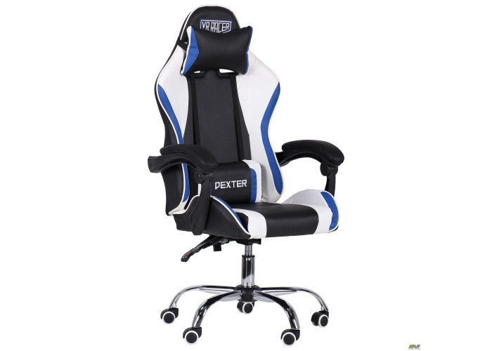  Кресло VR Racer Dexter Frenzy черный/синий  1 — купить в PORTES.UA