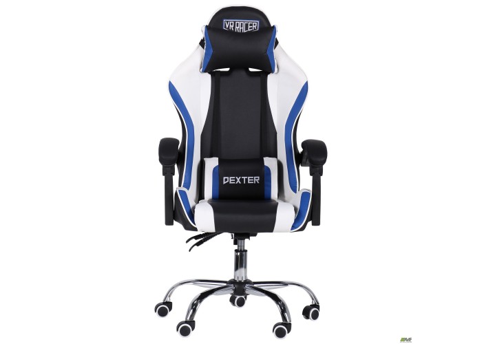  Кресло VR Racer Dexter Frenzy черный/синий  3 — купить в PORTES.UA