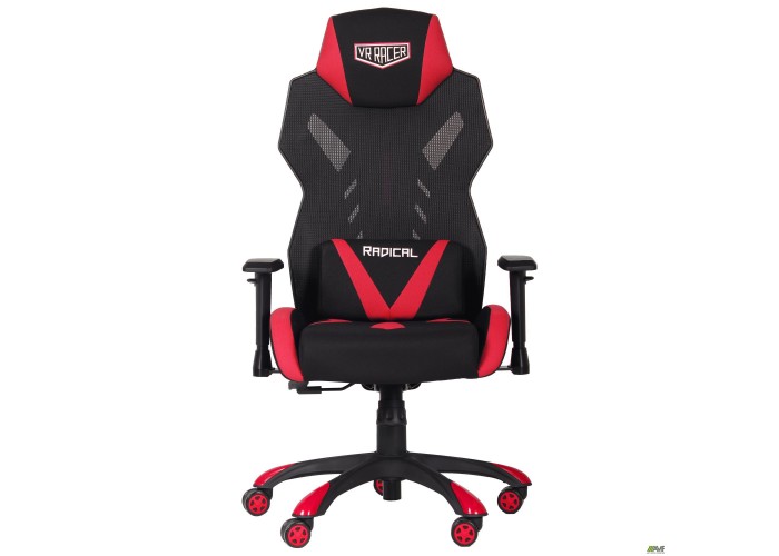  Кресло VR Racer Radical Grunt черный/красный  3 — купить в PORTES.UA