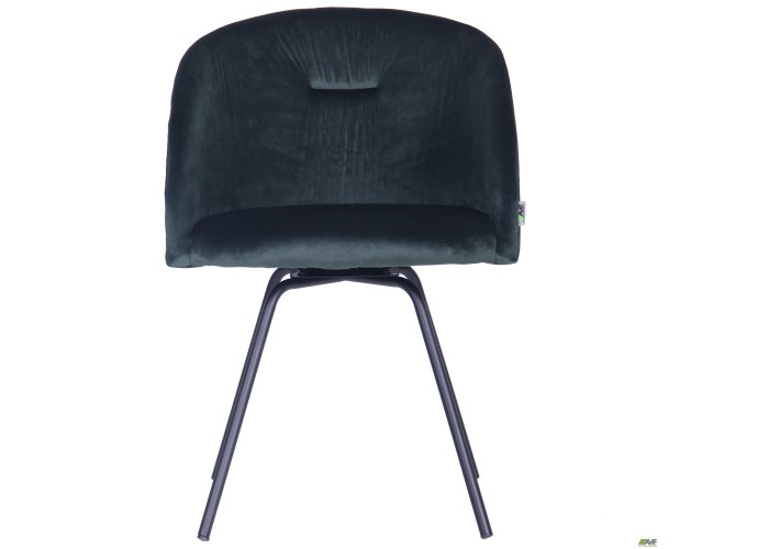  Крісло поворотне Sacramento чорний/велюр темно-зелений  3 — замовити в PORTES.UA