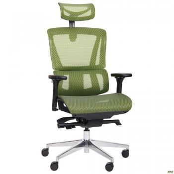 Кресло Agile Black Alum Green