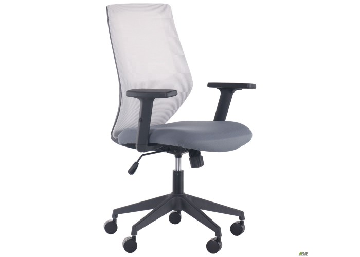  Кресло Lead Black сиденье Нест-08 серая/спинка Сетка SL-01 св.серая  1 — купить в PORTES.UA