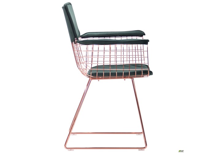  Кресло Mino, rose gold, emerald  4 — купить в PORTES.UA
