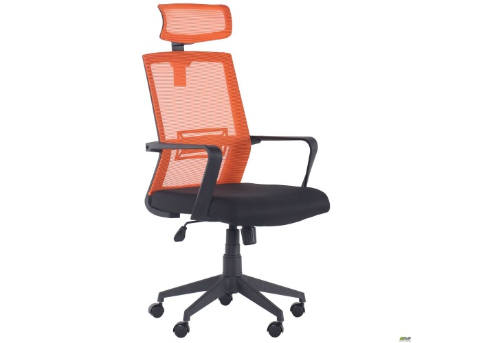  Крісло Neon HR сидіння Сідней-07/спинка Сітка оранж  1 — замовити в PORTES.UA
