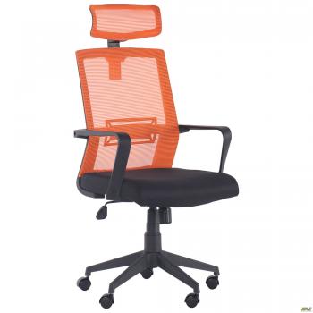 Кресло Neon HR сиденье Сидней-07/спинка Сетка оранж