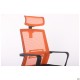 Кресло Neon HR сиденье Сидней-07/спинка Сетка оранж