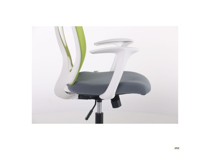  Кресло Nickel White сиденье Нест-08 серая/спинка Сетка SL-06 салатовая  11 — купить в PORTES.UA