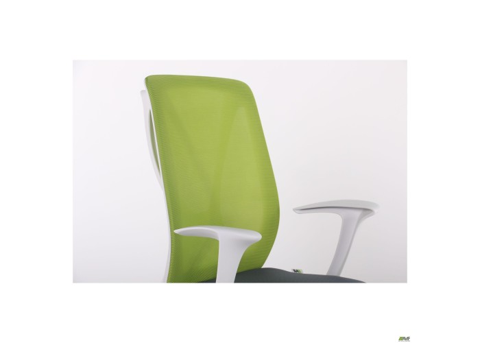  Кресло Nickel White сиденье Нест-08 серая/спинка Сетка SL-06 салатовая  9 — купить в PORTES.UA