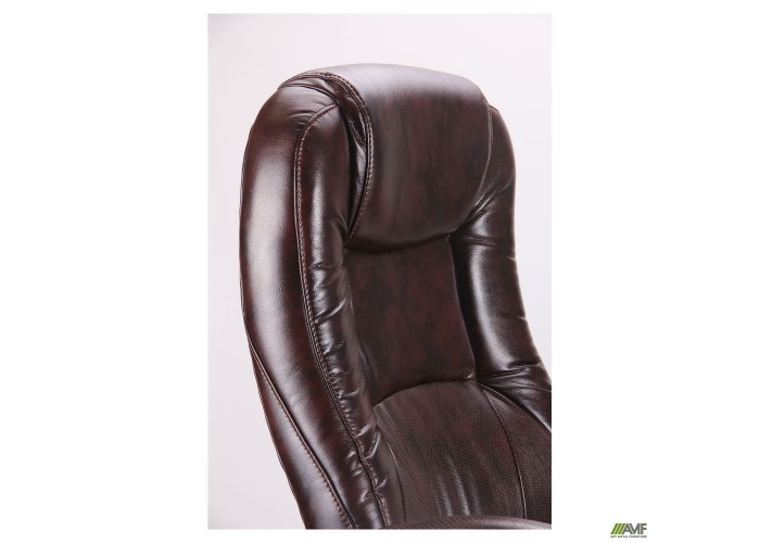  Кресло Мустанг MB Хром Мадрас дк браун, вставка Мадрас дк браун перфорированный  5 — купить в PORTES.UA