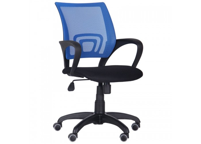  Кресло Веб сиденье Сетка черная/спинка Сетка синяя  2 — купить в PORTES.UA