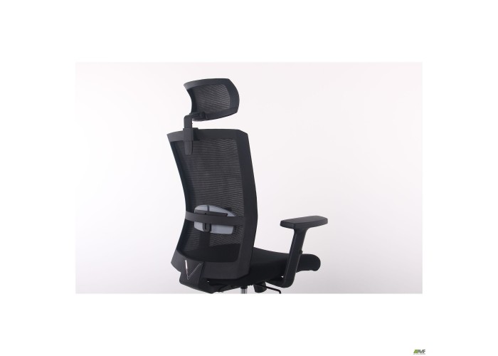  Кресло Uran Black HR сиденье Нест-01 черная/спинка Сетка SL-00 черная  17 — купить в PORTES.UA