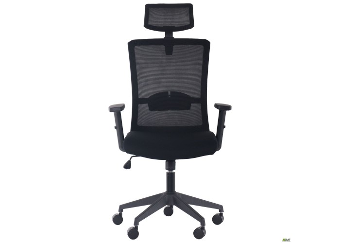 Кресло Uran Black HR сиденье Нест-01 черная/спинка Сетка SL-00 черная  3 — купить в PORTES.UA