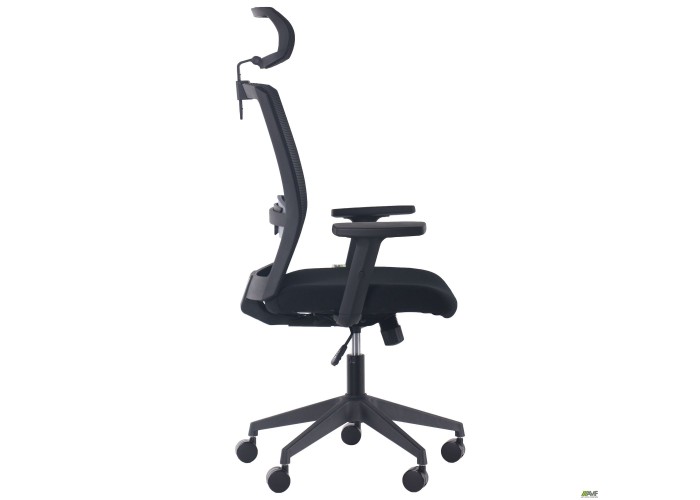  Кресло Uran Black HR сиденье Нест-01 черная/спинка Сетка SL-00 черная  4 — купить в PORTES.UA