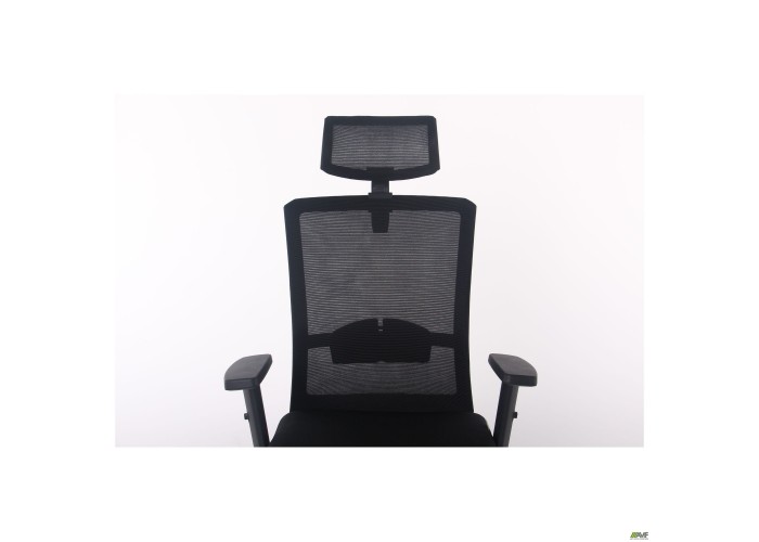 Кресло Uran Black HR сиденье Нест-01 черная/спинка Сетка SL-00 черная  6 — купить в PORTES.UA