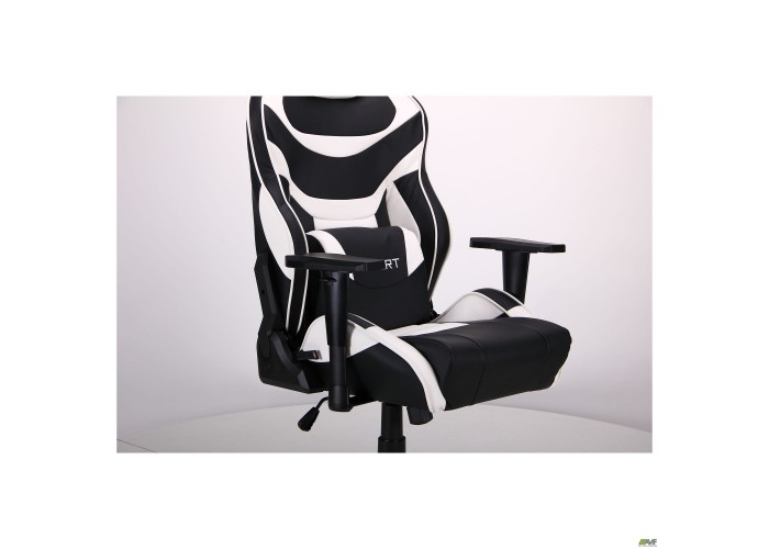  Кресло VR Racer Expert Virtuoso черный/белый  8 — купить в PORTES.UA