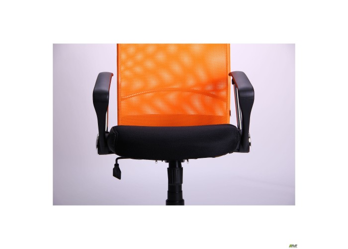  Крісло АЕРО HB Line Color сидіння Сітка чорна,Неаполь N-20/спинка Сітка помаранчева, вст.Неаполь N-20  12 — замовити в PORTES.UA